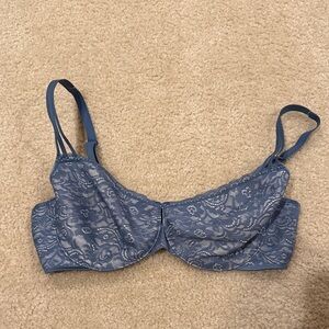 Soma Blue Lace Underwire Bra